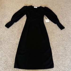 New Black Keyhole Dress